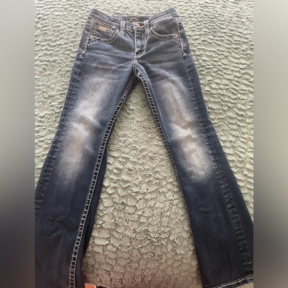 Buckle boot cut jeans size 12